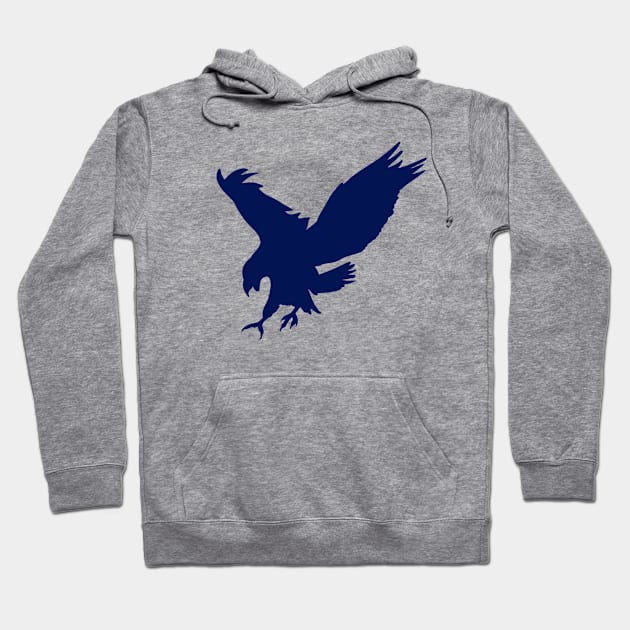 Silhouette of an Eagle Hoodie by Pieartscreation